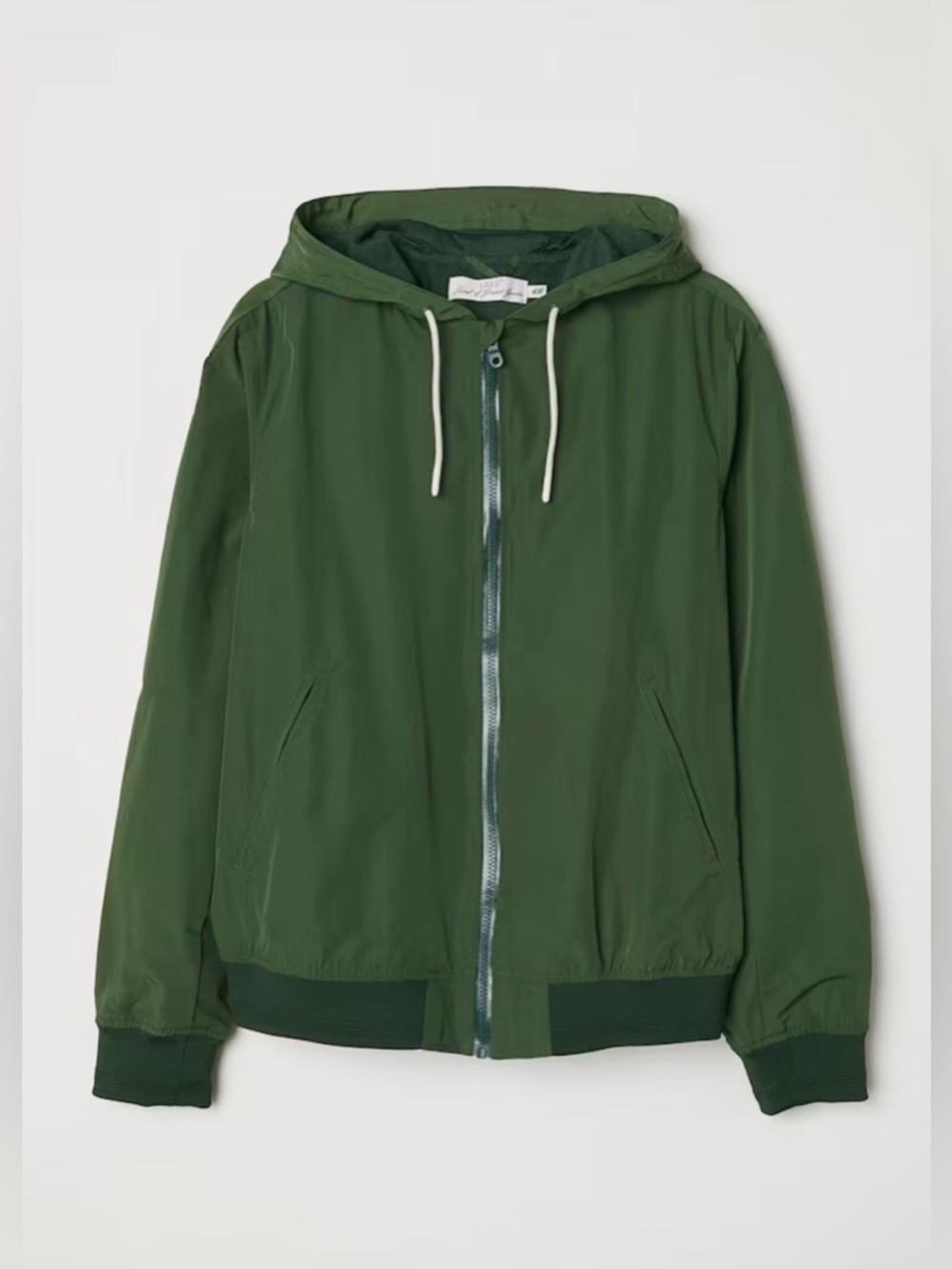 H&M L.O.G.G. Label Of Graded Goods Men’s Green Windbreaker, size L